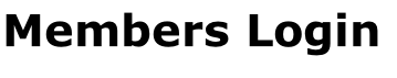 Members Login