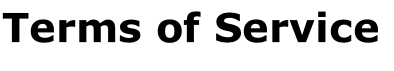 Terms of Service